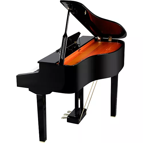 Williams Symphony Grand II Digital Micro Grand Piano With Bench Mahogany Red 88 Key