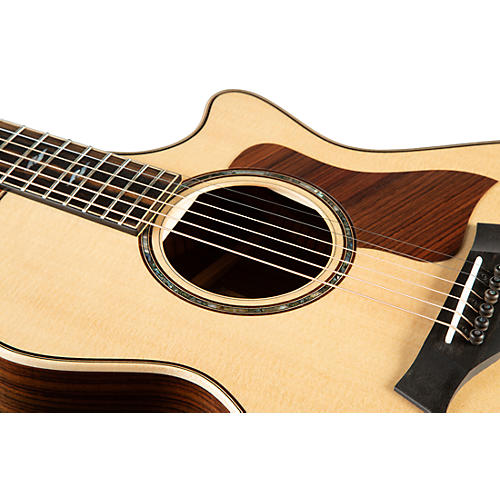 Taylor 812ce V-Class Grand Concert Acoustic-Electric Guitar Natural