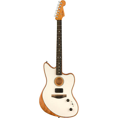 Fender American Acoustasonic Jazzmaster Acoustic-Electric Guitar Tungsten