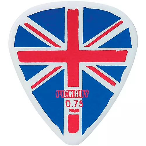 Pick Boy Flag Union Jack Large Celltex Guitar Picks 1.00 mm 10 Pack