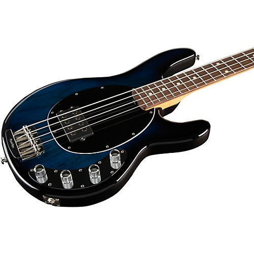 Ernie Ball Music Man StingRay Special H Electric Bass Guitar Black and Chrome