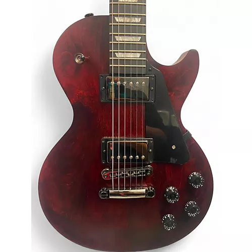 Used Gibson Les Paul Studio Cherry Solid Body Electric Guitar Cherry