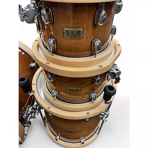 Used TAMA 4 Piece S.L.P STUDIO MAPLE Natural Drum Kit Natural