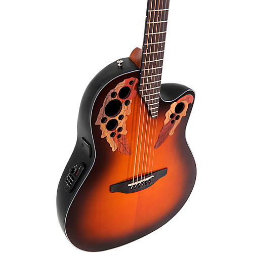 Ovation CE44 Celebrity Series Elite Mid-Depth Acoustic-Electric Guitar Reverse Blue Burst