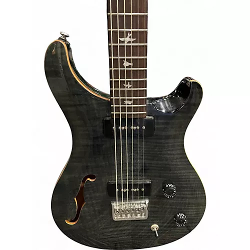 Used PRS SE 277 SEMI HOLLOW Trans Black Solid Body Electric Guitar Trans Black