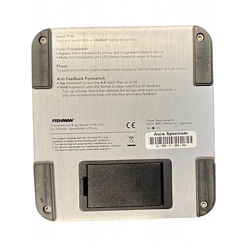 Used Fishman Aura Spectrum DI Imaging Guitar Preamp