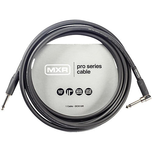 MXR Pro Series Angled to Straight Instrument Cable 20 ft. Black