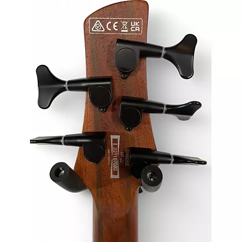 Used Ibanez SR605 Cosmic Blue Starburst Electric Bass Guitar Cosmic Blue Starburst