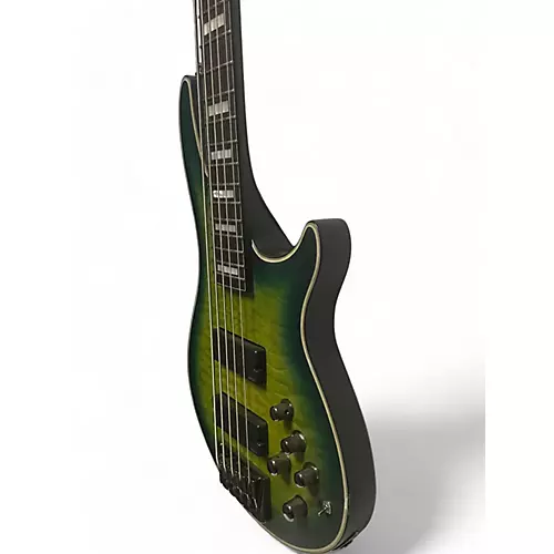 Used Schecter Guitar Research DANIEL FIRTH HELLRAISER EXTREME CTHULU BURST Electric Bass Guitar CTHULU BURST