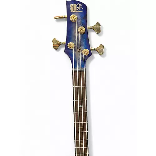 Used Ibanez SR2600 Cerulean Blue Burst Electric Bass Guitar Cerulean Blue Burst