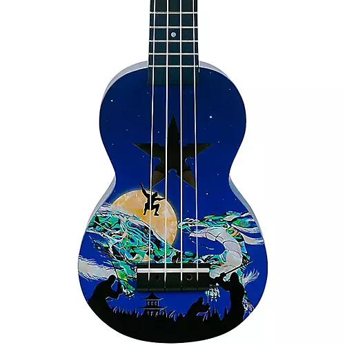 Mahalo Art Series Soprano Ukulele With Bag Tiki Motif
