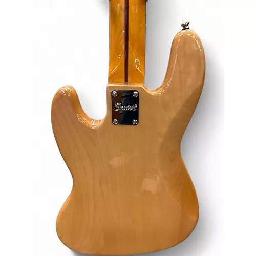 Used Squier Classic Vibe 70s Jazz Bass  Natural Electric Bass Guitar Natural