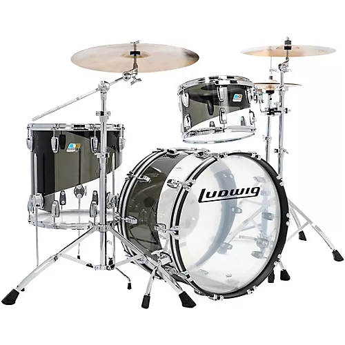 Ludwig Vistalite 50th Anniversary Fab 3-Piece Shell Pack With 22