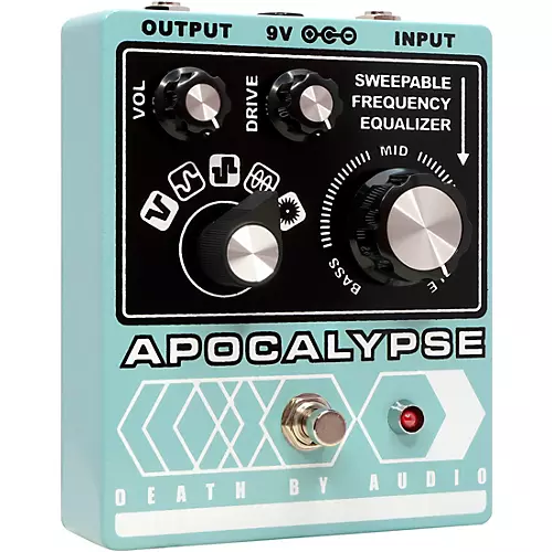 Death By Audio Apocalypse Fuzz Effects Pedal Pale Green