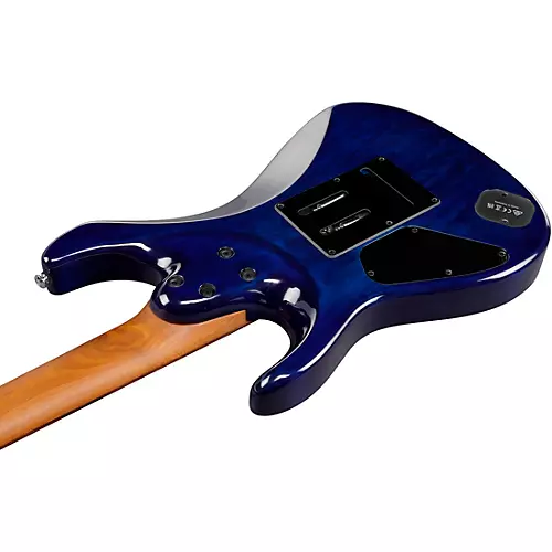 Ibanez AZ427P2QM Premium 7-String Electric Guitar Twilight Blue Burst