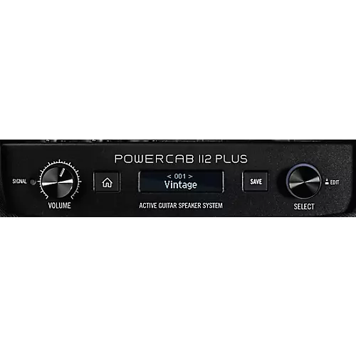 Line 6 Powercab 112 Plus 250W 1x12 FRFR Powered Speaker Cab Bundle Black and Silver