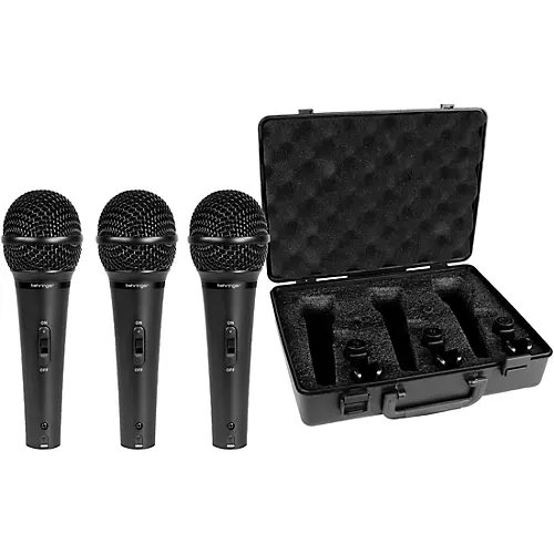 Behringer Ultravoice XM1800S Microphone 3-Pack