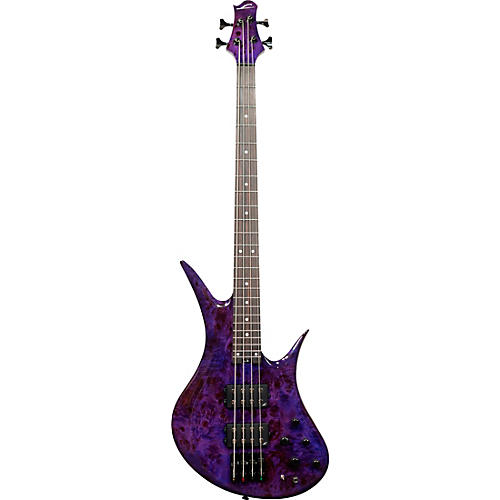 Legator Helio 4 string Bass Super Shred Series Electric Guitar Magenta Burl