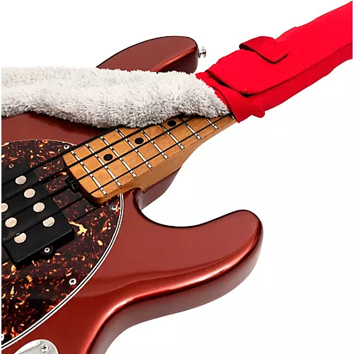 String Sling Bass Guitar Strap With Strap Locks Red