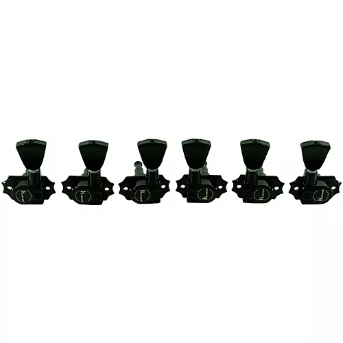 Kluson 3 Per Side Revolution Series G-Mount Metal Keystone Tuning Machines Nickel