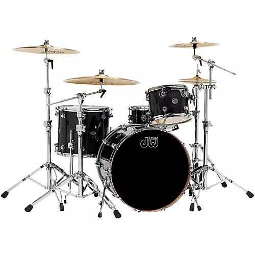 DW Performance Series 4-Piece Shell Pack White Marine Finish Chrome Hardware