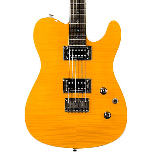 Fender Special-Edition Custom Telecaster FMT HH Electric Guitar Transparent Crimson