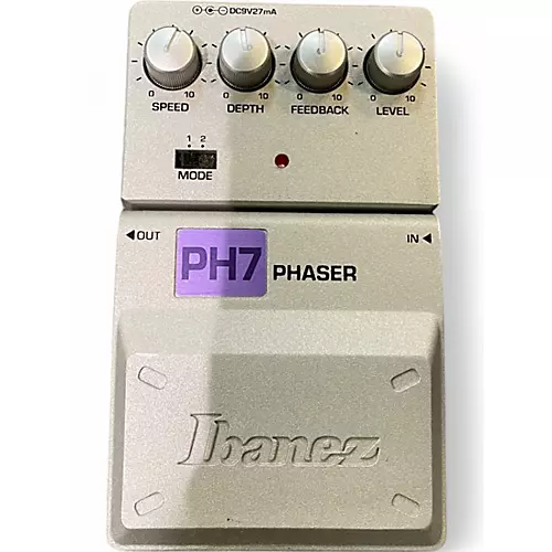 Used Ibanez PH7 Phaser Effect Pedal