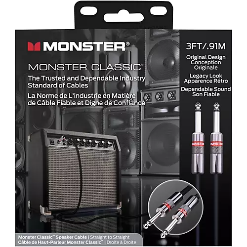 Monster Cable Prolink Monster Classic Speaker Cable 12 ft. Black