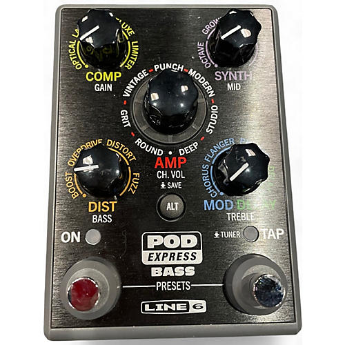 Used Line 6 POD EXPRESS BASS Effect Processor