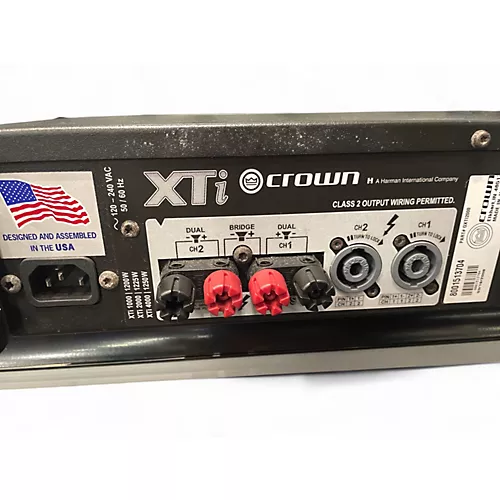 Used Crown XTI2000 Power Amp