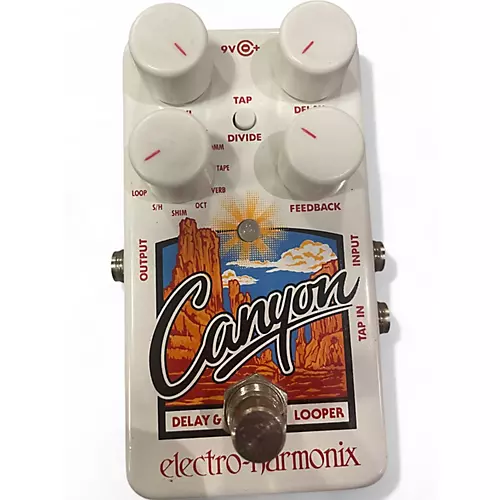 Used Electro-Harmonix Canyon Delay and Looper Effect Pedal