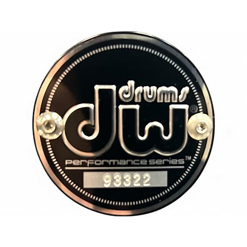 Used DW 4 Piece Performance Series BLACK DIAMOND Drum Kit BLACK DIAMOND