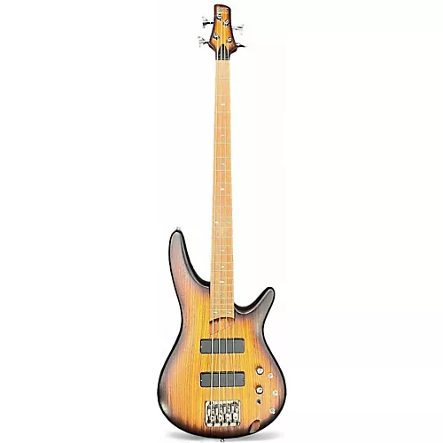 Used Ibanez SR500ZW Sunburst Electric Bass Guitar Sunburst