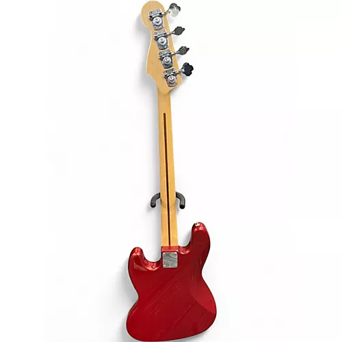 Used Fender Standard Jazz Bass Red Electric Bass Guitar Red