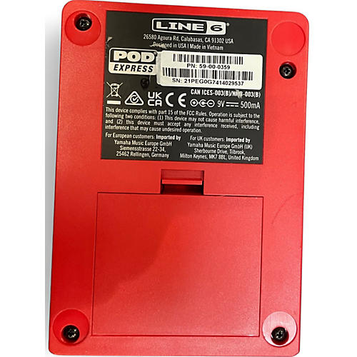 Used Line 6 Pocket Pod Express Amp Modeler Effect Processor