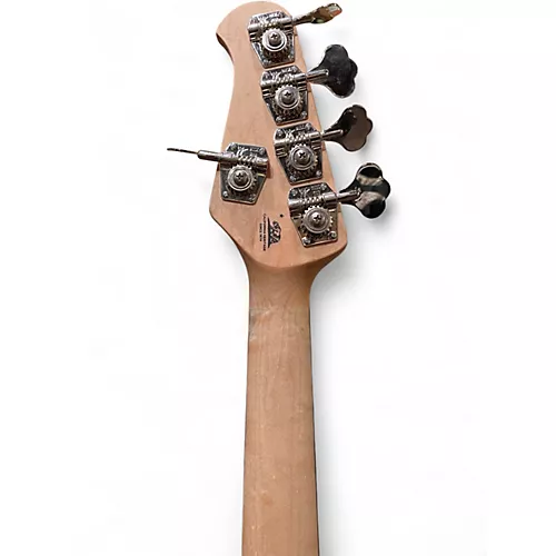 Used Ernie Ball Music Man Sterling 5 String fretless Metallic Gray Electric Bass Guitar Metallic Gray