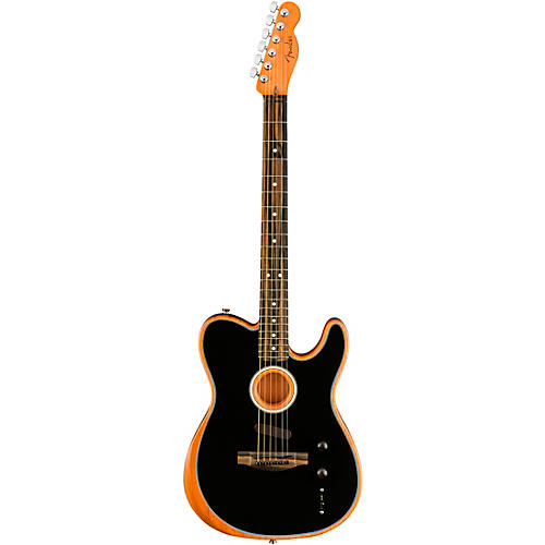 Fender American Acoustasonic Telecaster Ebony Fingerboard Acoustic-Electric Guitar Sunburst