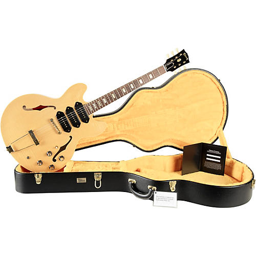 Gibson Custom M2M 1964 ES-335 Figured P-90 VOS Semi-Hollow Electric Guitar Transparent Cherry