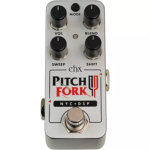 Electro-Harmonix Pico Pitch Fork Pitch Shifter Effects Pedal Silver