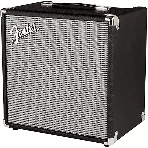 Fender Rumble 25W 1x8 Bass Combo Amp & 20' Instrument Cable