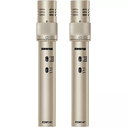 Shure KSM141 Dual Pattern Condenser Mic Champagne
