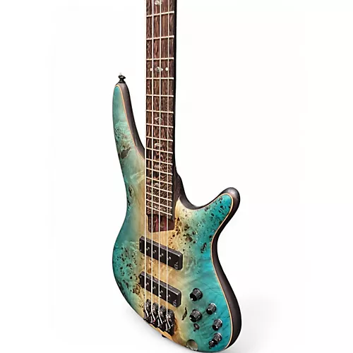 Used Ibanez SR1600B Caribbean Shoreline  Electric Bass Guitar Caribbean Shoreline