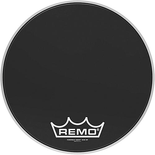 Remo Powermax Ebony Crimplock Bass Drum Head 20 in.