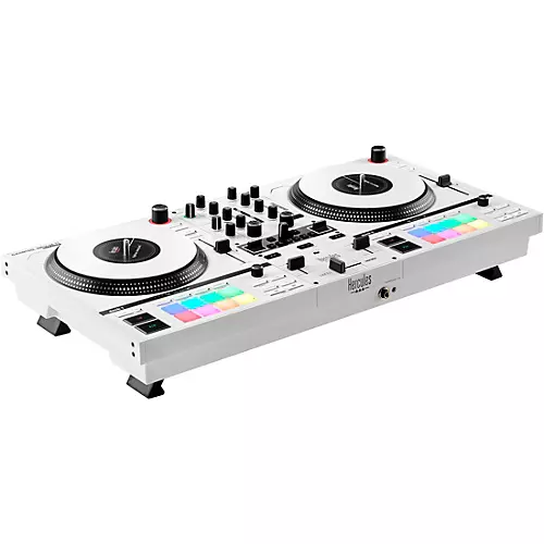 Hercules DJ DJControl Inpulse T7 2-Channel Motorized DJ Controller in Limited-Edition White White