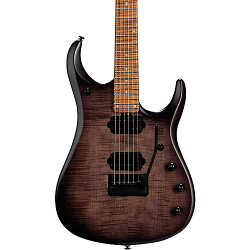 Ernie Ball Music Man JP15 Flamed Maple Top Electric Guitar Transparent Black