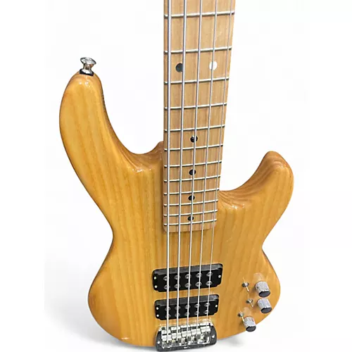 Used G&L USA L2500 5 String Natural Electric Bass Guitar Natural