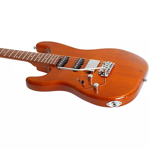 Schecter Guitar Research Traditional Van Nuys Left-Handed Electric Guitar Gloss Natural Ash