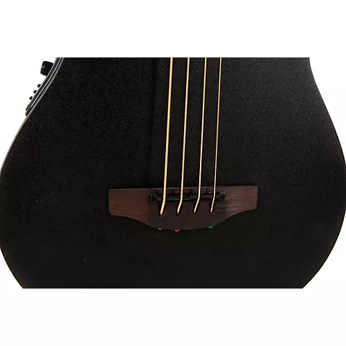 Ovation B778TX-5-G Pro Series Elite TX Mid-Depth Acoustic-Electric Bass Guitar Textured Black