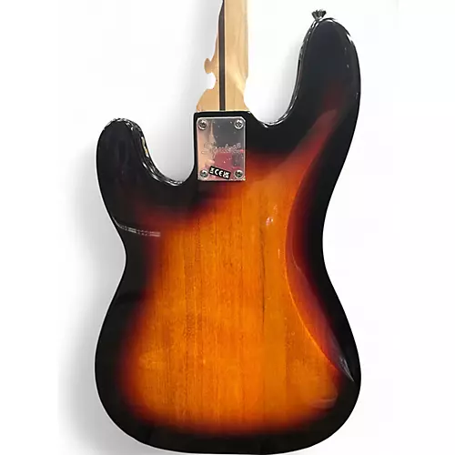 Used Squier Precision Bass 3 Tone Sunburst Electric Bass Guitar 3 Tone Sunburst