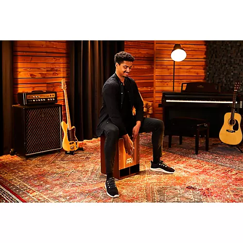 MEINL Subwoofer Jumbo Bass Cajon Walnut Frontplate